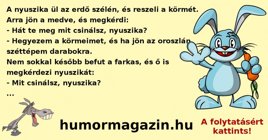 Nyuszika s a hlyesgek